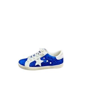 NEW CAMEL THREADS game day sneakers in royal and white